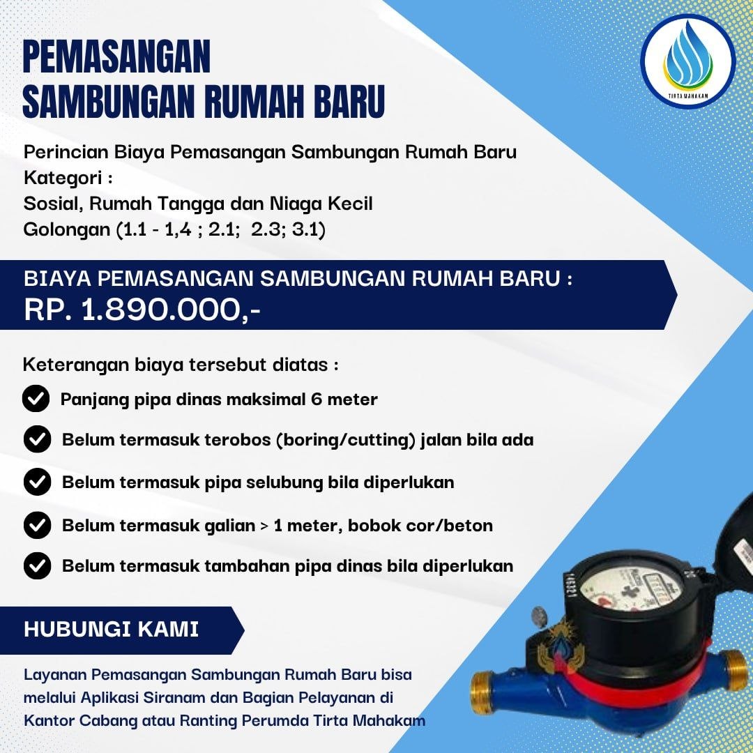 Biaya Pasang Baru
